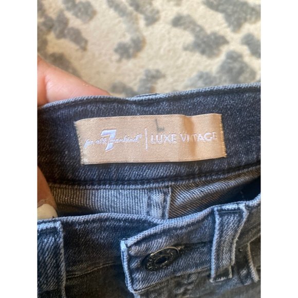 Seven 7 for all mankind black jeans women's 24 - Picture 6 of 8